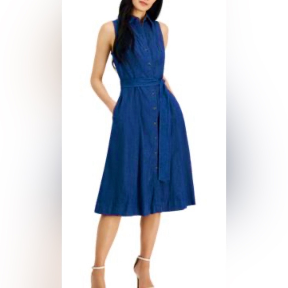 💙♦️NWT Anne Klein Button Down Dress💙